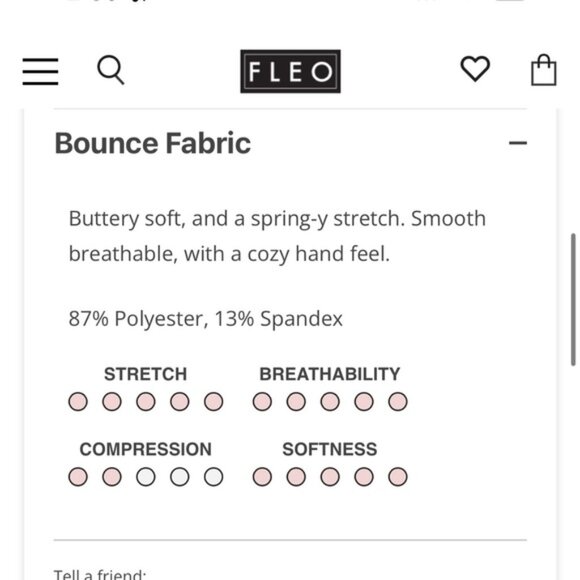 FLEO El Toro Legging 28" High Rise Heathered Cobalt Blue Small - Picture 9 of 9